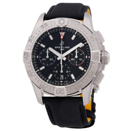 Avenger 42 Chronograph Automatic Chronometer Black Dial Men's Watch
