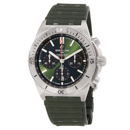 Chronomat B01 Chronograph Automatic Green Dial Men's Watch