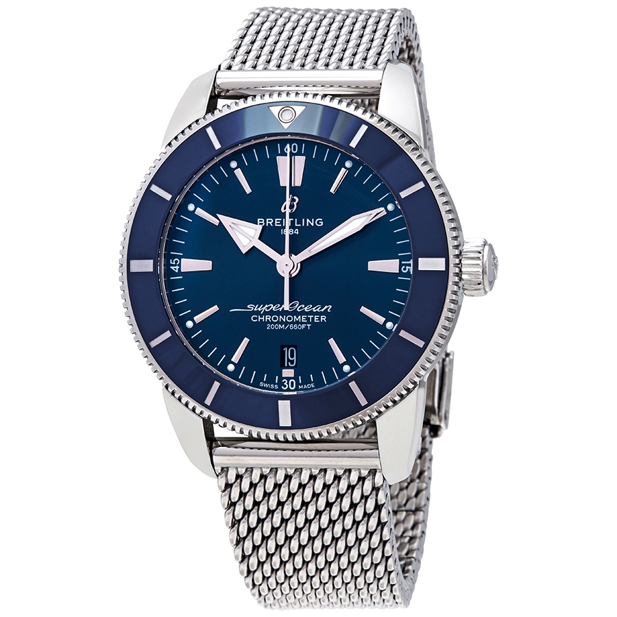 breitling-superocean-heritage-ii-automatic-chronometer-blue-dial-mens-watch-ab2030161c1a1-.jpg Superocean Heritage II Automatic Chronometer 44 mm Blue Dial Men's Watch - Image 1