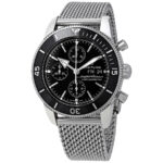 Superocean Heritage II Chronograph Automatic Black Dial Men's Watch