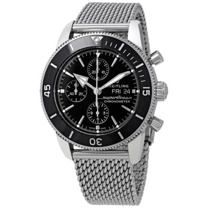 Superocean Heritage II Chronograph Automatic Black Dial Men's Watch
