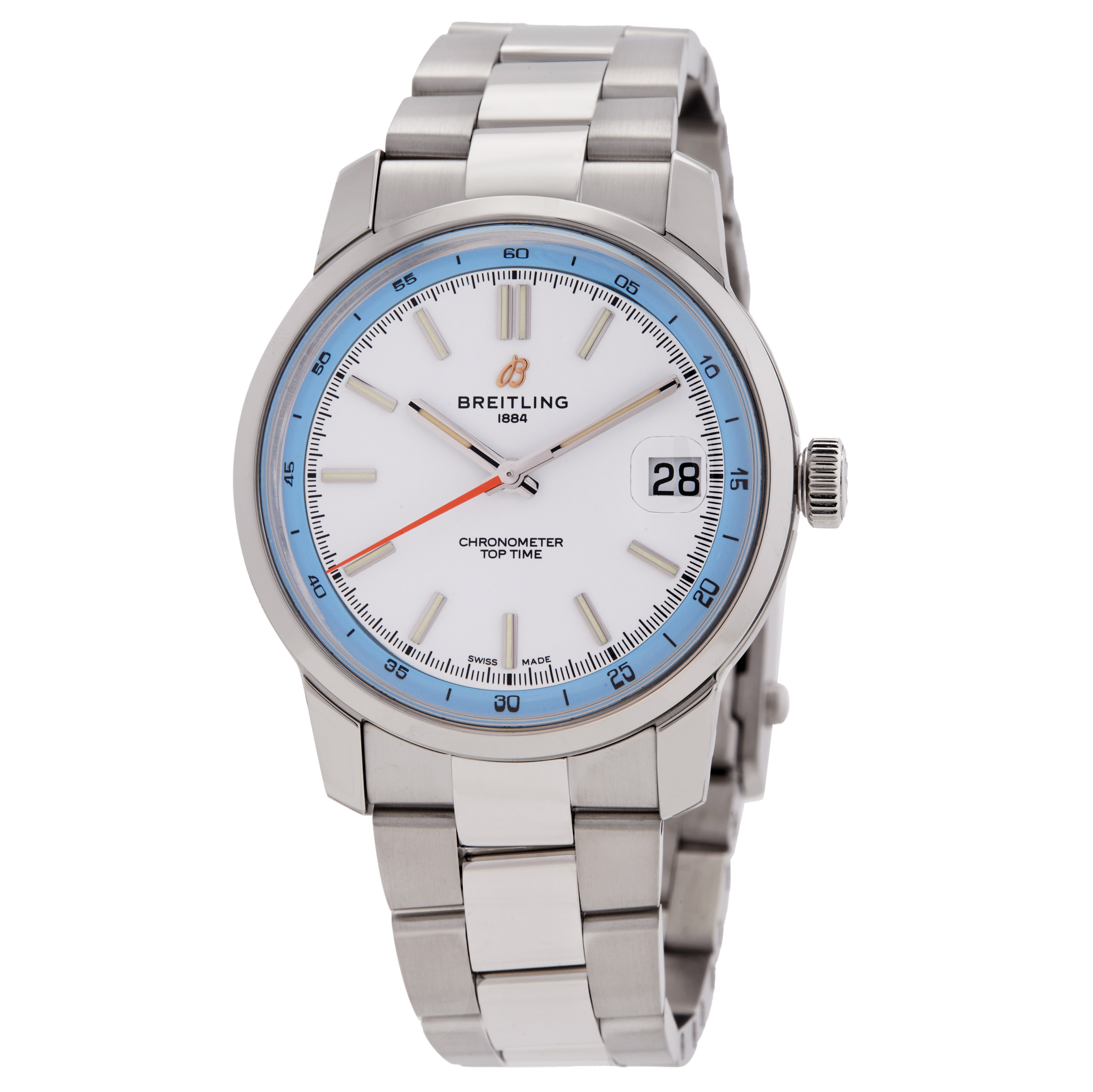 breitling-top-time-b31-hand-wind-chronometer-mens-watch-ab3113281a1a1.jpg Top Time B31 Hand Wind Chronometer Men's Watch - Image 1