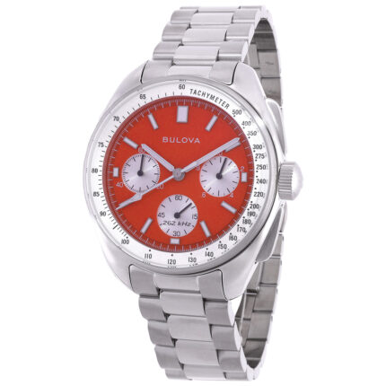 Lunar Pilot Chronograph Quartz Red Dial Men's Watch