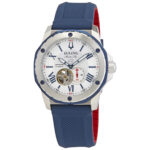 Marine Star Automatic Silver White Dial Men's Watch