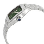 Santos De Medium Model Automatic Green Dial Men's Watch - Image 2