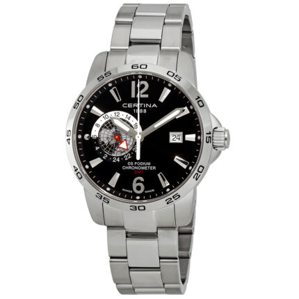 DS Podium GMT Black Dial Men's Watch