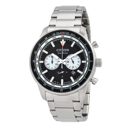 Chronograph Eco-Drive Black Dial Men's Watch