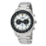 Chronograph Eco-Drive White Dial Men's Watch