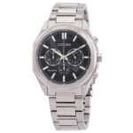 Eco-Drive Chronograph Black Dial Men's Watch