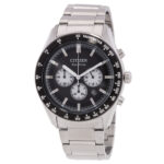 Eco-Drive Chronograph Black Dial Men's Watch