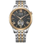 Mechanical Automatic Grey Open Heart Dial Men's Watch