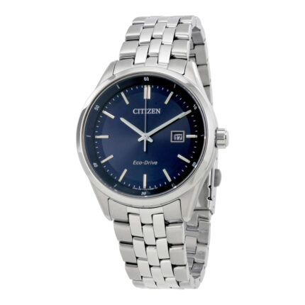 Men's Bracelet Blue Dial Eco-Drive Watch