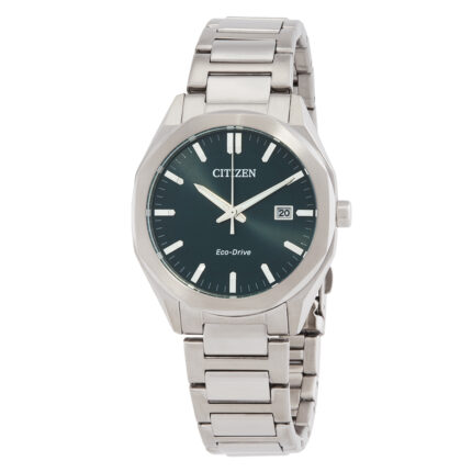 Octangle Eco-Drive Green Dial Unisex Watch