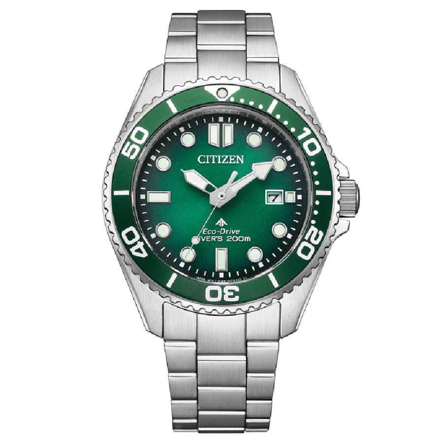 citizen-promaster-marine-green-dial-watch-bn026950w.jpg Promaster Marine Green Dial Watch - Image 1