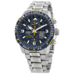 Promaster Skyhawk A-T Perpetual Alarm Chronograph Blue Dial Men's Watch