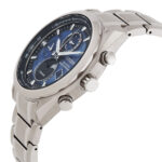 Tsuki-yomi A-T Eco-Drive Perpetual World Time Blue Dial Men's Watch - Image 2