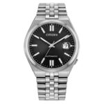 Tsuyosa 60 Automatic Black Dial Men's Watch