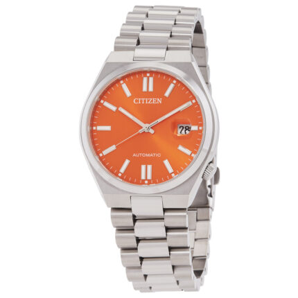 Tsuyosa Automatic Orange Dial Men's Watch