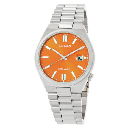 Tsuyosa Automatic Orange Dial Men's Watch