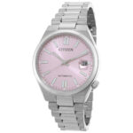 Tsuyosa Automatic Pastel Pink Dial Watch