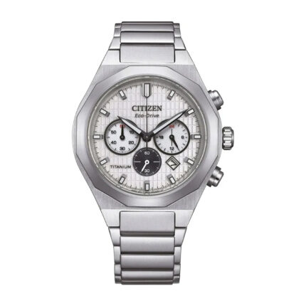 Zenshin Senkei Chronograph Silver Dial Watch