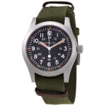 Khaki Field Hand Wind Black Dial Men's Watch