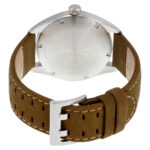 Khaki Black Dial Tan Suede Men's Watch - Image 3