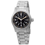 Khaki Field Hand Wind Black Dial Men's Watch