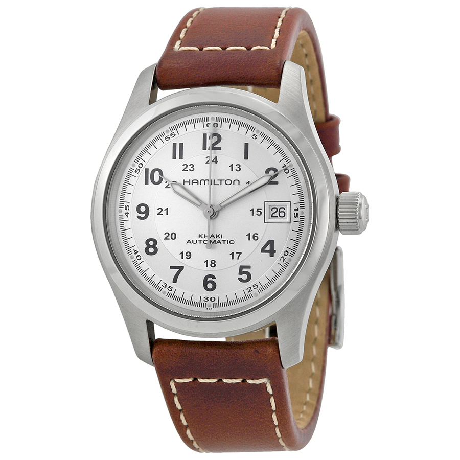 hamilton-khaki-field-silver-dial-men_s-watch-h70455553.jpg Khaki Field Automatic Silver Dial Men's Watch - Image 1