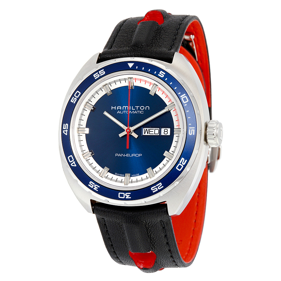 hamilton-pan-europ-daydate-automatic-mens-watch-h35405741.jpg Pan Europ Day-Date Automatic Men's Watch - Image 1