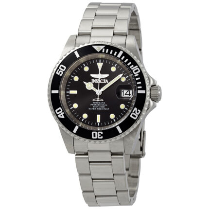Pro Diver Automatic Black Sunray Dial Stainless Steel Men's Watch