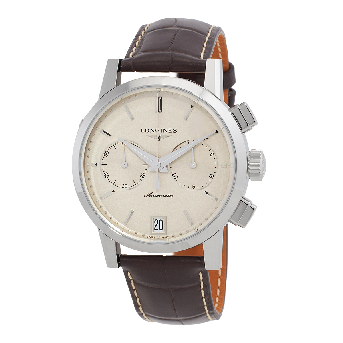 longines-1832-chronograph-automatic-beige-dial-mens-watch-l48294922.jpg 1832 Chronograph Automatic Beige Dial Men's Watch - Image 1