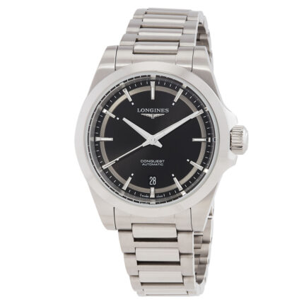 Conquest Automatic Black Dial Men's Watch