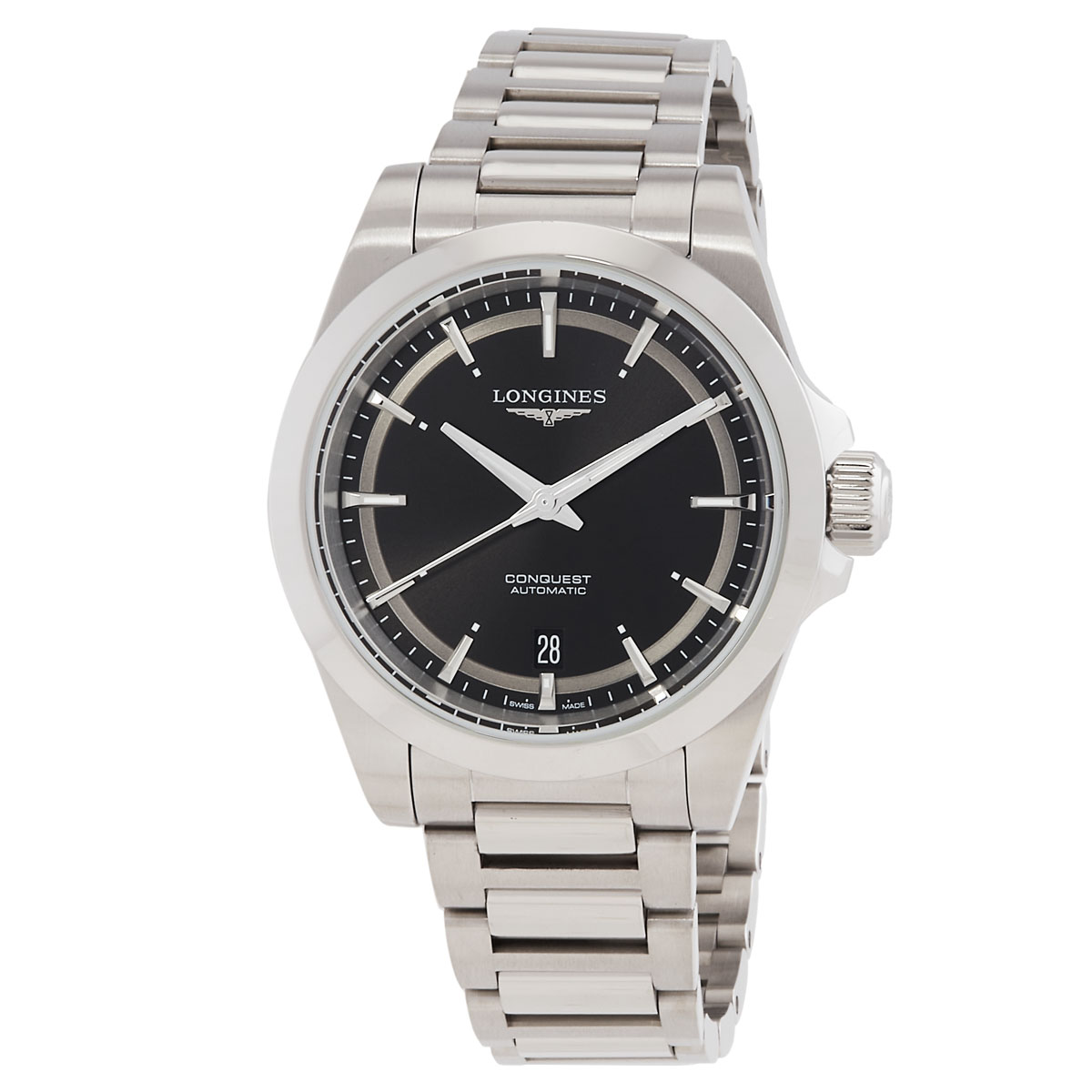 longines-conquest-automatic-black-dial-mens-watch-l37204526-l37204526.jpg Conquest Automatic Black Dial Men's Watch - Image 1
