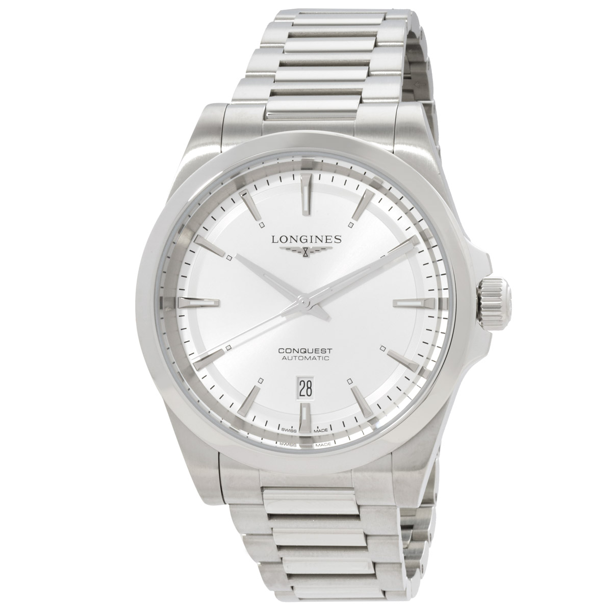 longines-conquest-automatic-silver-dial-mens-watch-l38304726-l38304726.jpg Conquest Automatic Silver Dial Men's Watch - Image 1