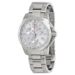 Conquest Chronograph Silver Dial Men's Watch
