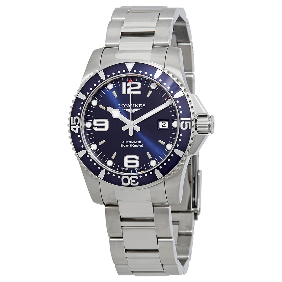 longines-hydroconquest-blue-dial-automatic-mens-watch-l37424966.jpg HydroConquest Automatic Blue Dial 41 mm Men's Watch - Image 1