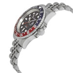 Mathy Vintage GMT Black Dial Pepsi Bezel Men's Watch - Image 2