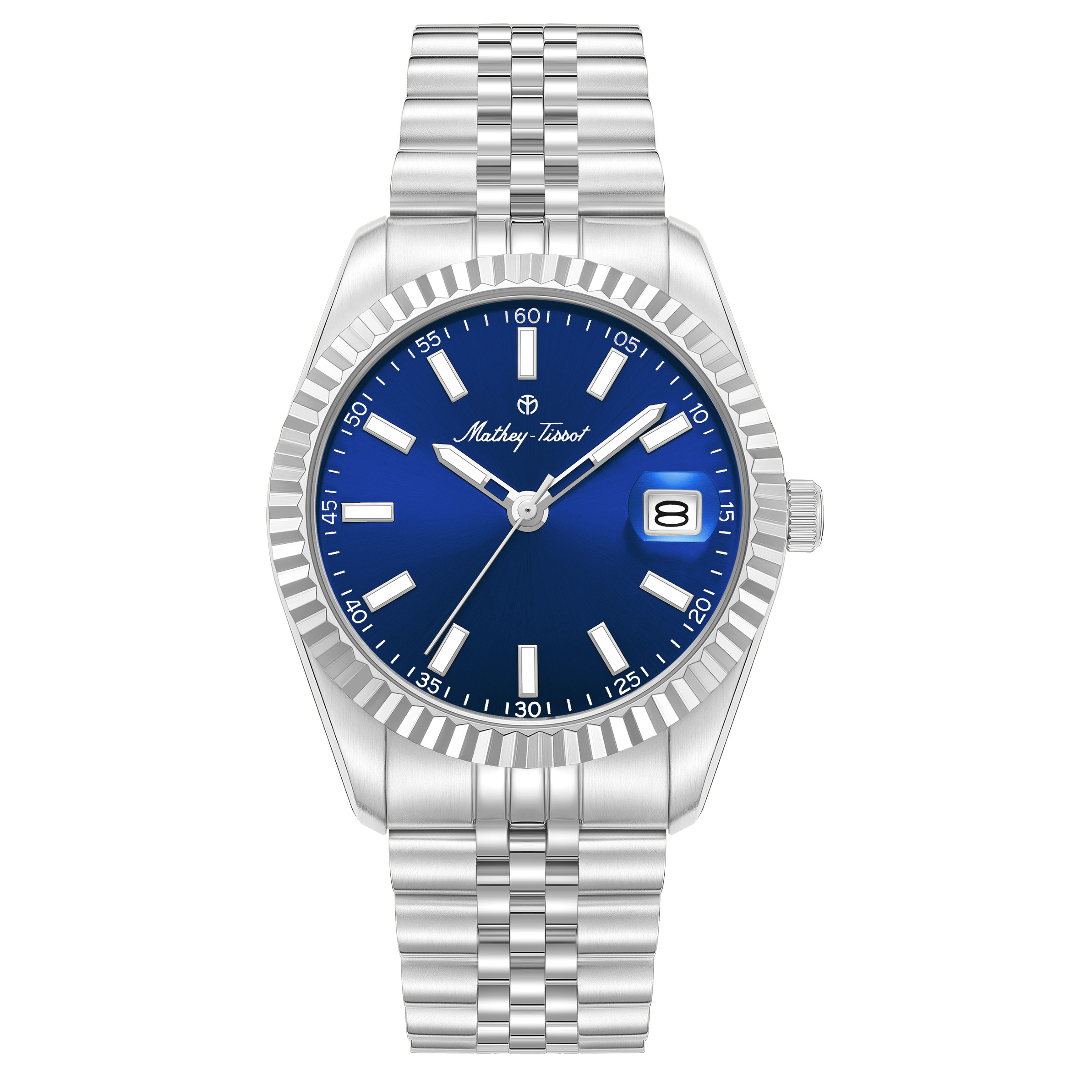 matheytissot-quartz-blue-dial-mens-watch-h250953da.jpg Quartz Blue Dial Men's Watch - Image 1