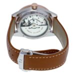 Seamaster 300 Black Dial Brown Leather Men's Watch - Image 3