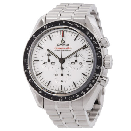 Speedmaster Chronograph Hand Wind White Dial Men's Watch
