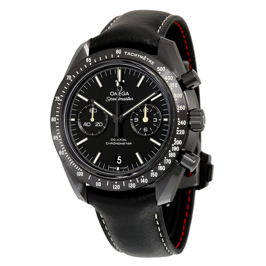 omega-speedmaster-moonwatch-pitch-black-dark-side-of-the-moon-chronograph-automatic-mens-watch-31192445101004-31192445101004.jpg Speedmaster Moonwatch Pitch Black DARK SIDE OF THE MOON Chronograph Automatic Men's Watch - Image 1