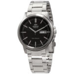 Automatic Black Dial Stainless Steel Men's Watch