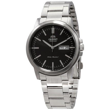 Automatic Black Dial Stainless Steel Men's Watch
