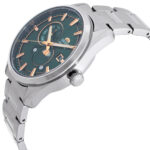 Contemporary Stretto Day-Night Automatic Green Dial Men's Watch - Image 2