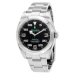 Air King Black Dial Stainless Steel Men's Watch BKAO