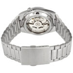 5 Automatic Black Arabic Dial Stainless Steel Men's Watch - Image 3
