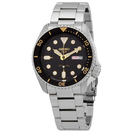 5 sports Automatic Black Dial Men's Watch