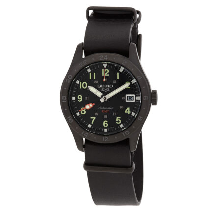 5 Sports Automatic Black Dial Men's Watch