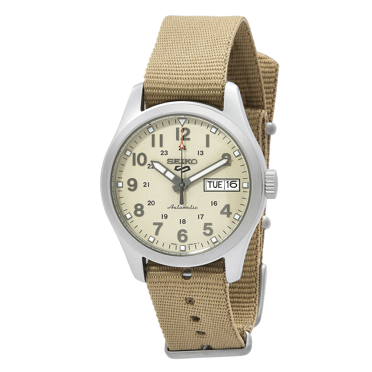 seiko-5-sports-gmt-automatic-beige-dial-mens-watch-srpj83k1.jpg 5 Sports Automatic Beige Dial Men's Watch - Image 1